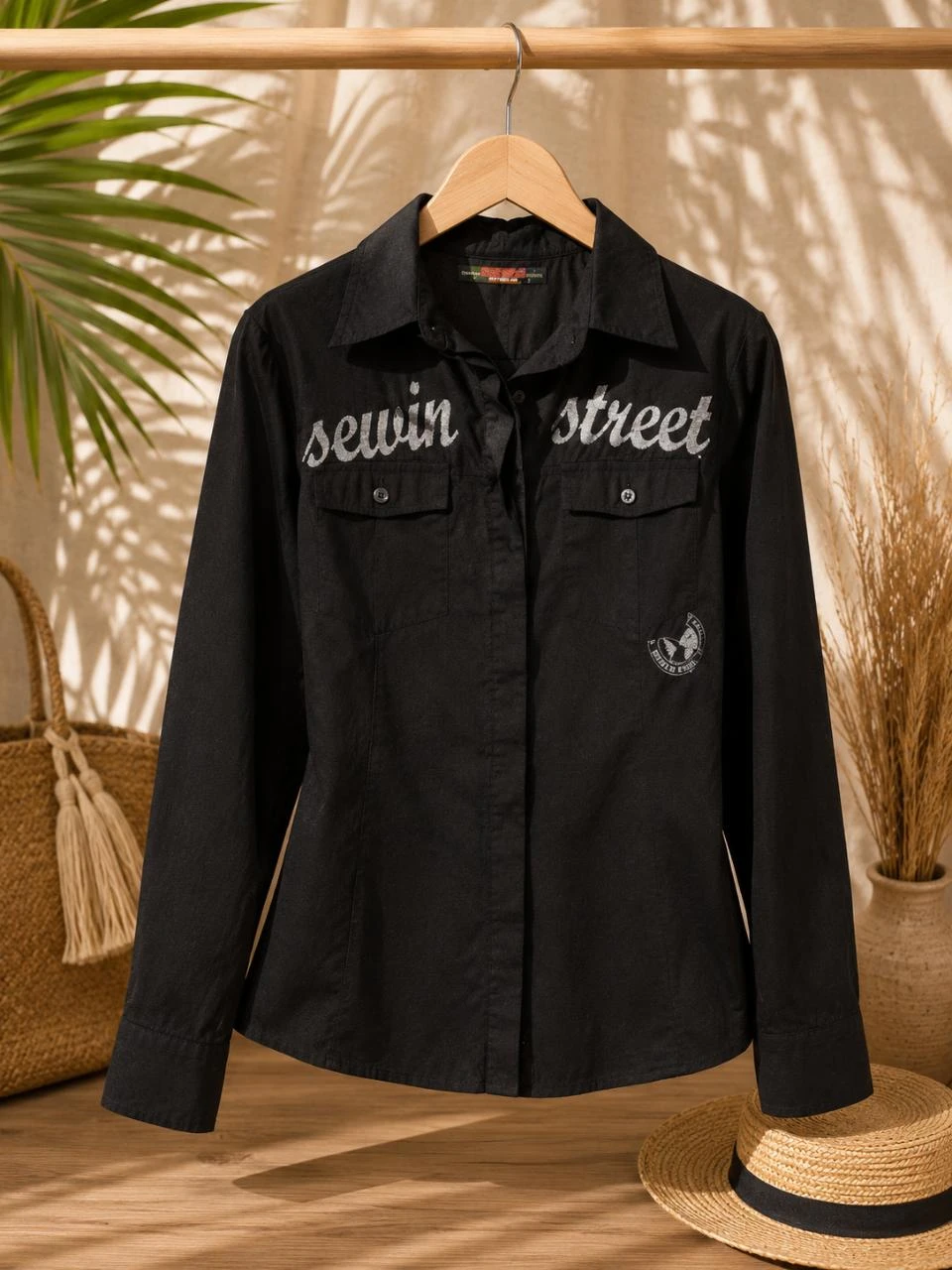 Chemise couleur noire kevin street taille 14 ans neuve